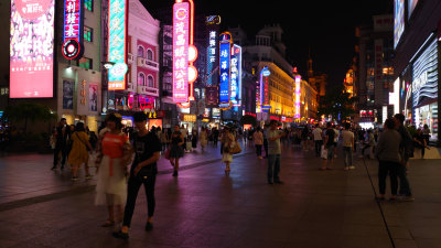 上海南京路夜景