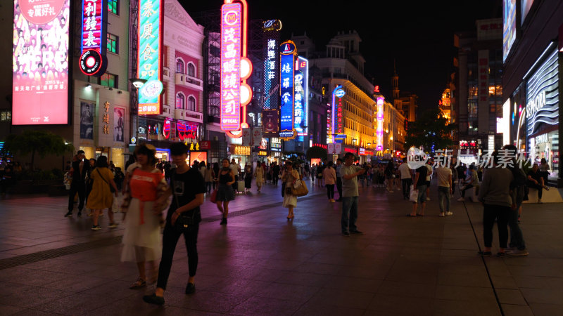 上海南京路夜景