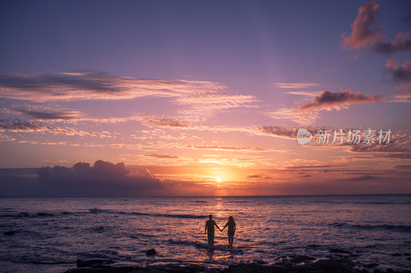 唯美自然风光夕阳落日晚霞城市风光