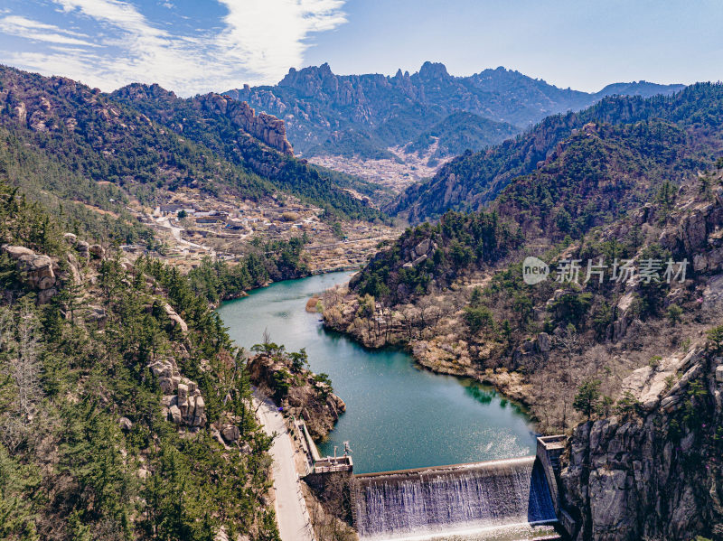 青岛崂山北九水航拍