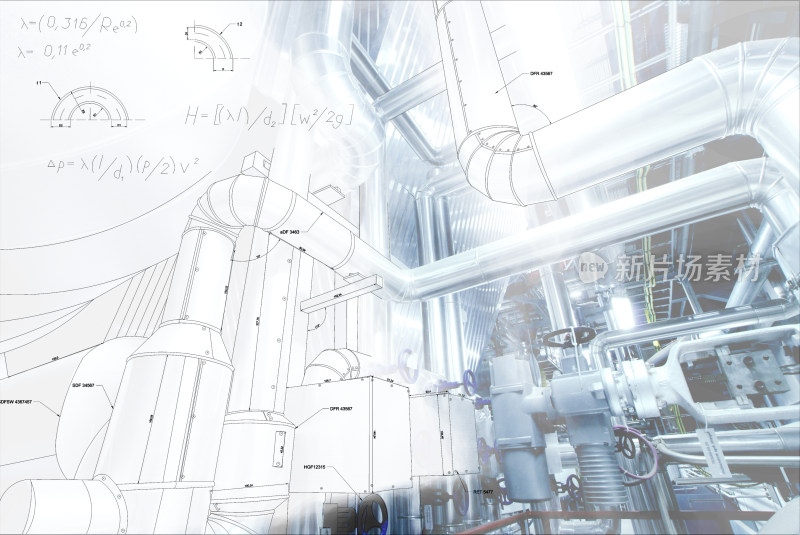 工业机械设施与工程图纸