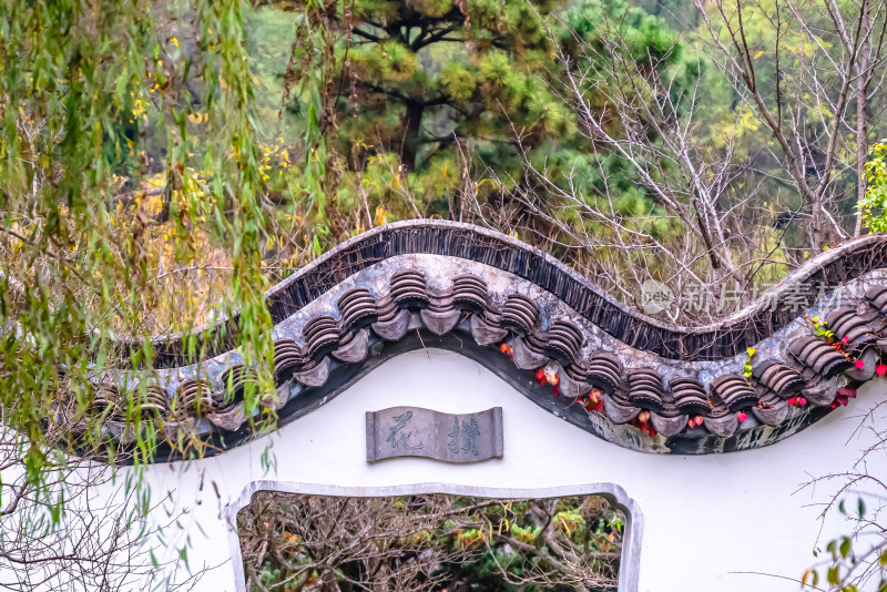 南京钟山风景名胜区明孝陵中的建筑风景