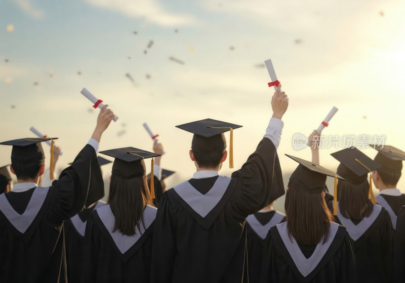 毕业典礼上的青春飞扬