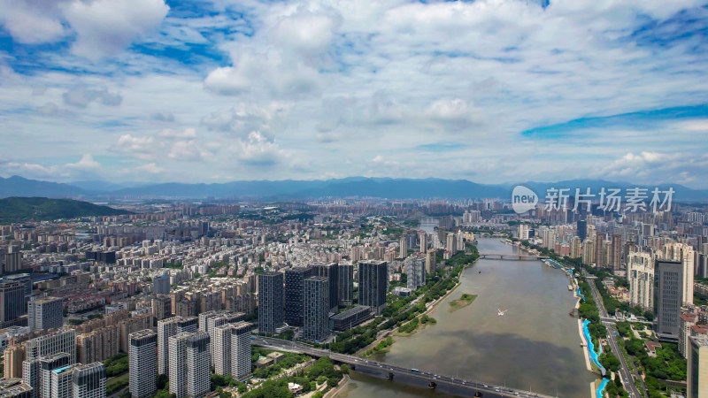 福建福州台江万达广场金融街蓝天白云商务