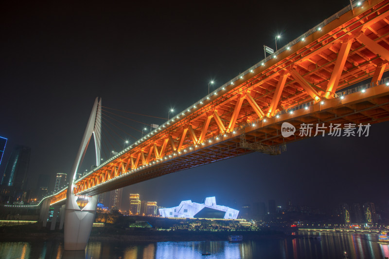 重庆风光之千厮门大桥夜景