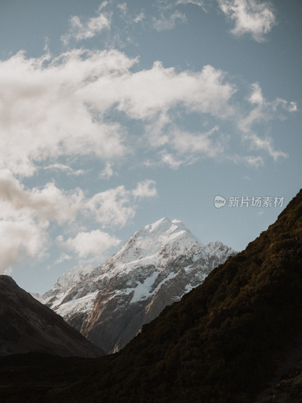 新西兰南阿尔卑斯库克雪山Mt Cook