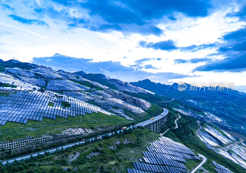 贵州山地光伏喀斯特地貌
