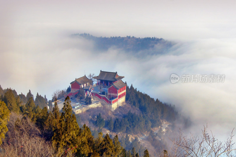 青州云门山云海风景