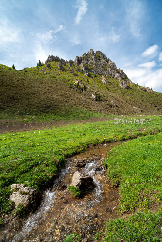 高山峡谷溪流纳摩大峡谷