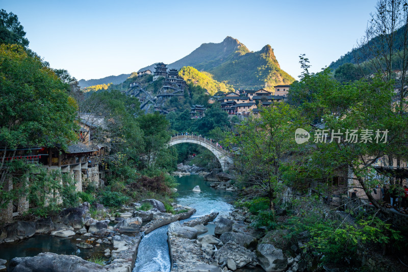 江西上饶市望仙谷旅游度假区仙侠世界风光