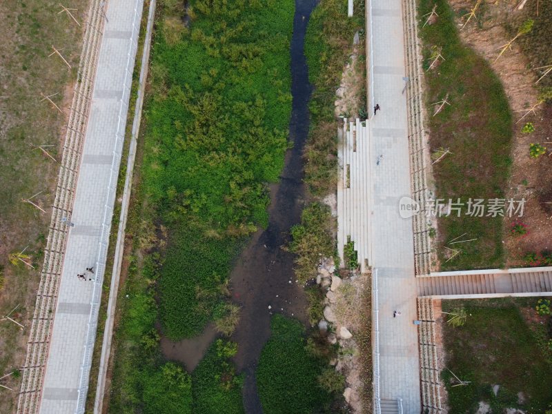 广东东莞：清溪河沿岸风光