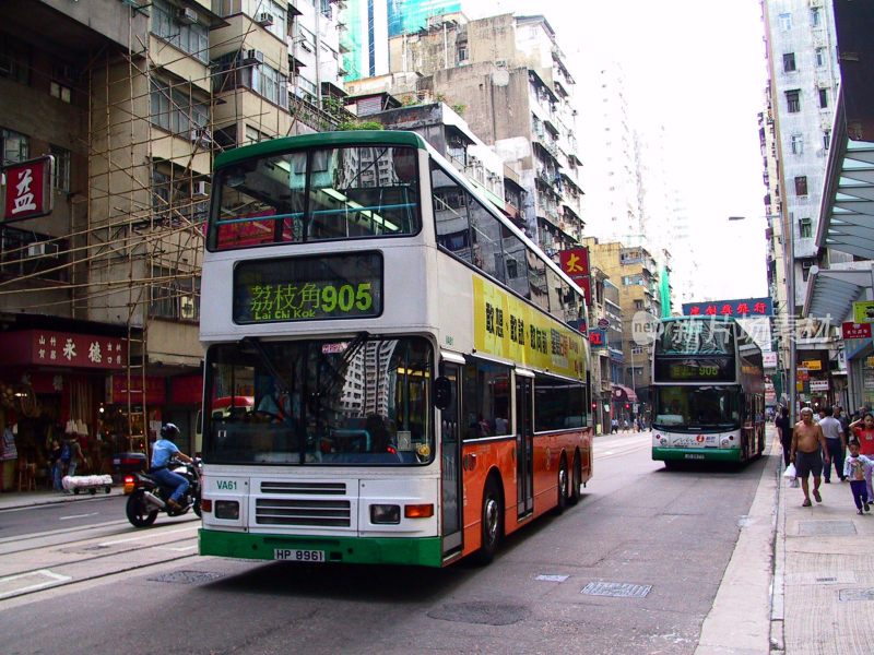 香港街头双层巴士