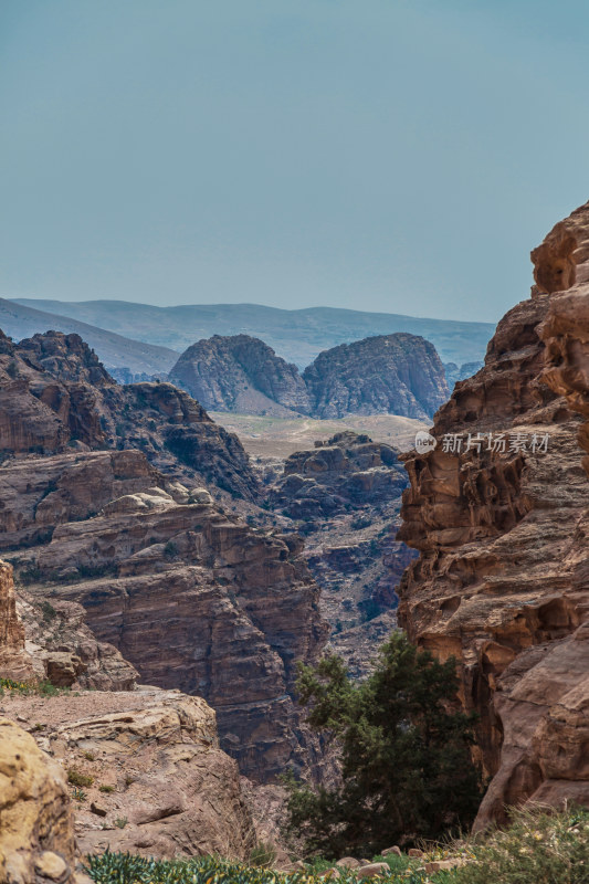 约旦的荒芜山脉