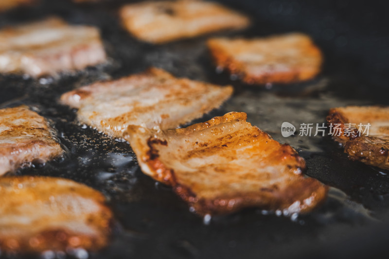 烧烤五花肉夜宵美食