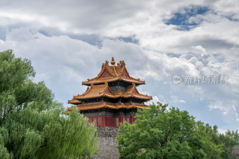 北京故宫角楼风景