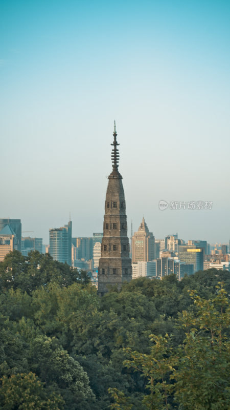 杭州西湖宝石山风景区