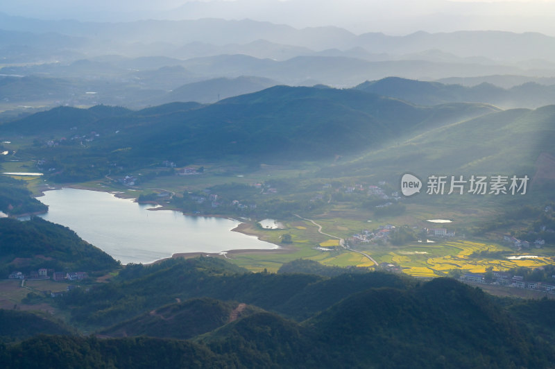 湖南蓬源仙风车山风光