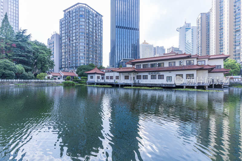 武汉江岸区小南湖公园风景