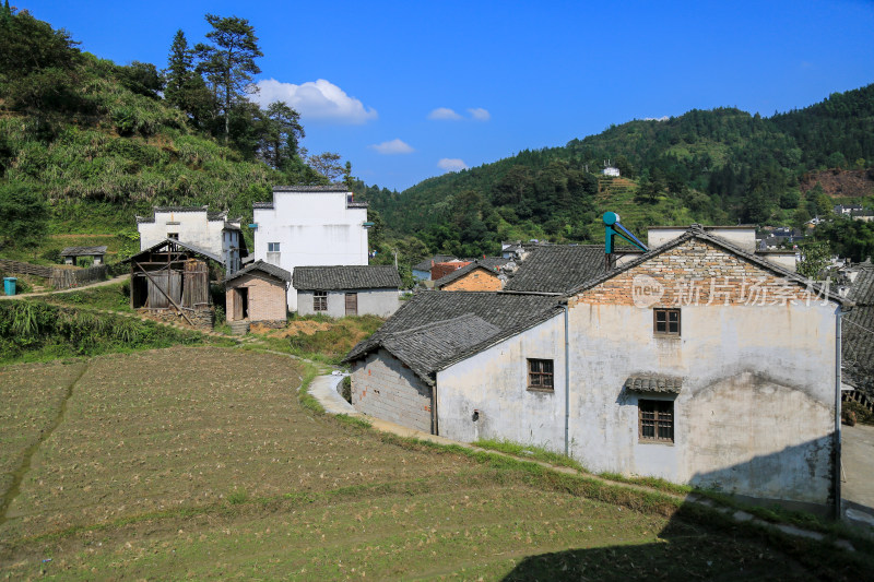 山村田园风光 安徽祖源村