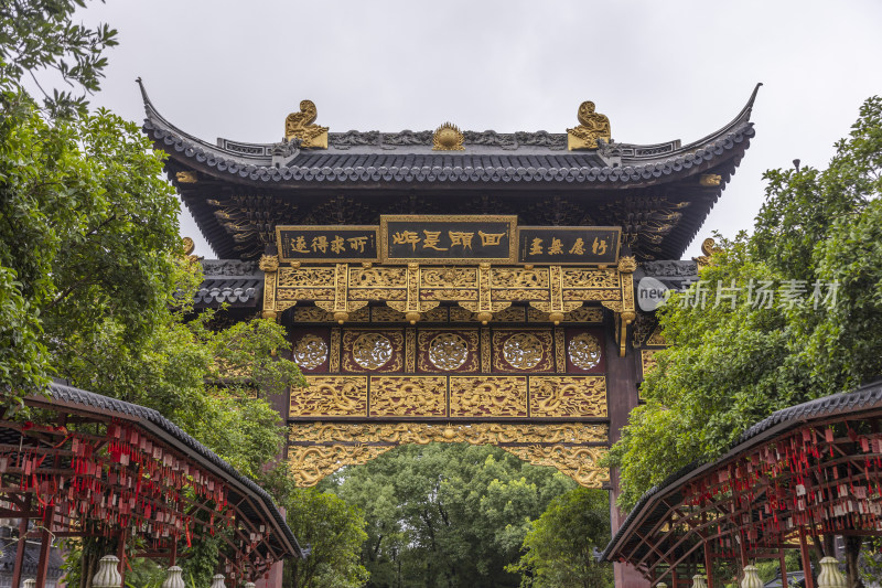 曹王禅寺上海嘉定寺庙中式建筑传统文化佛教