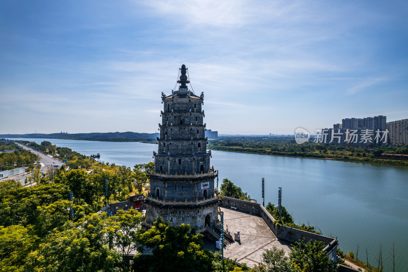 湖南衡阳来雁塔航拍风光