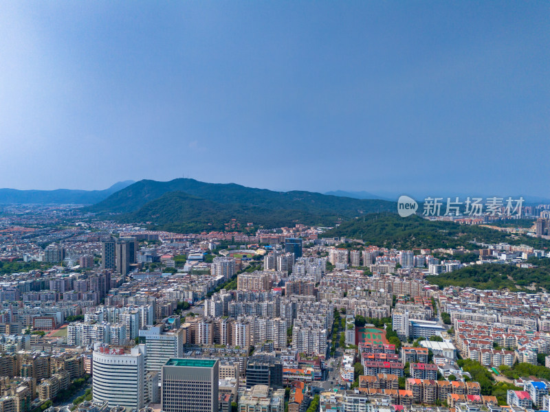 福建泉州城市风光建筑航拍图