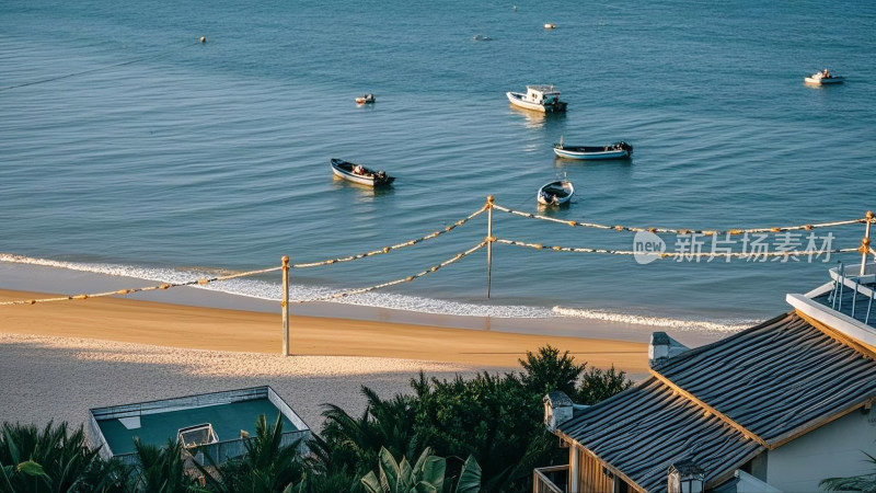 海岛风光旖旎迷人沙滩海边风景