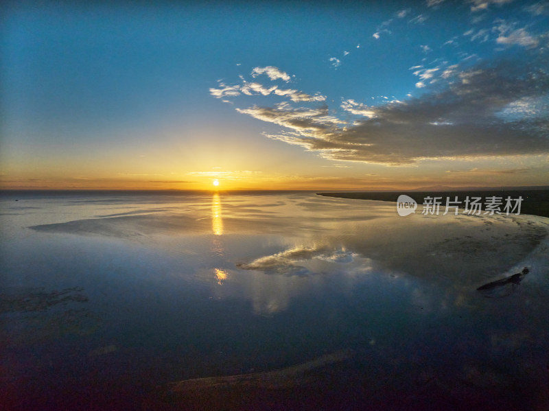 青海湖日出