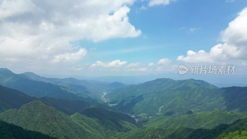 航拍江西吉安井冈山黄洋界景区