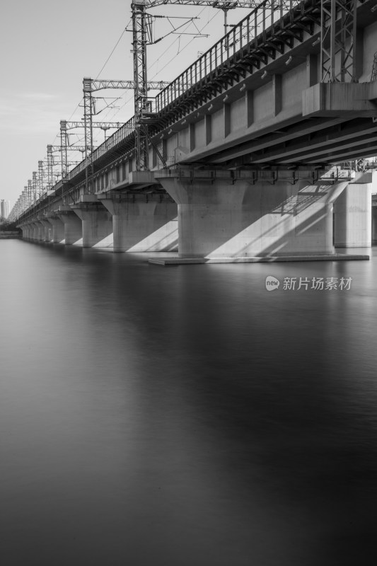 滹沱河上的铁路桥