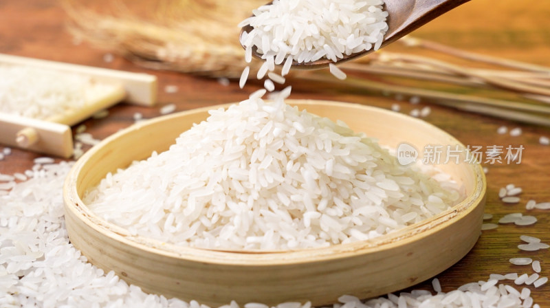 大米稻米创意广告