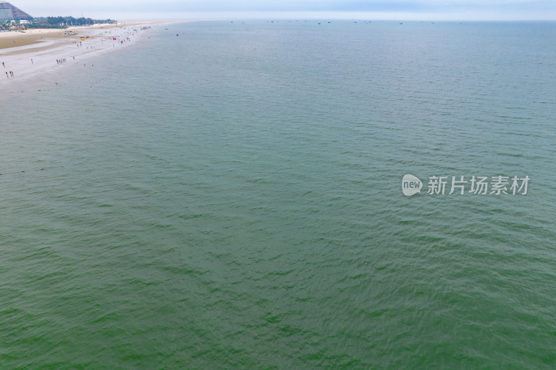 广西北海银滩航拍摄影图