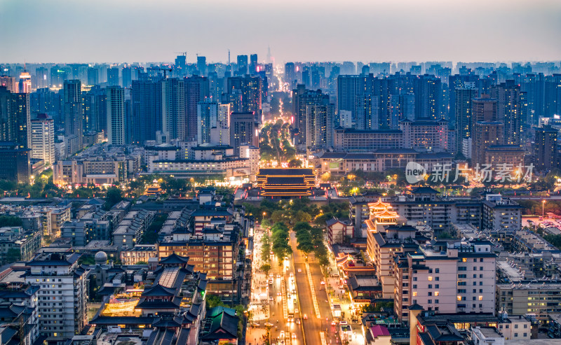 西安安定门夜景