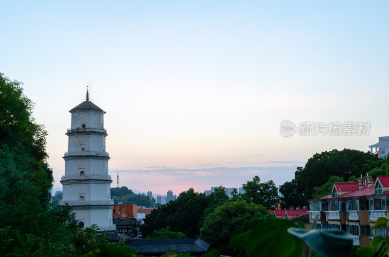 亚洲中国福建省福州市于山风景区定光寺白塔