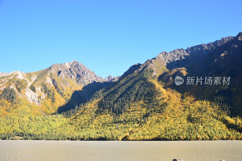 米堆冰川，然乌湖风景