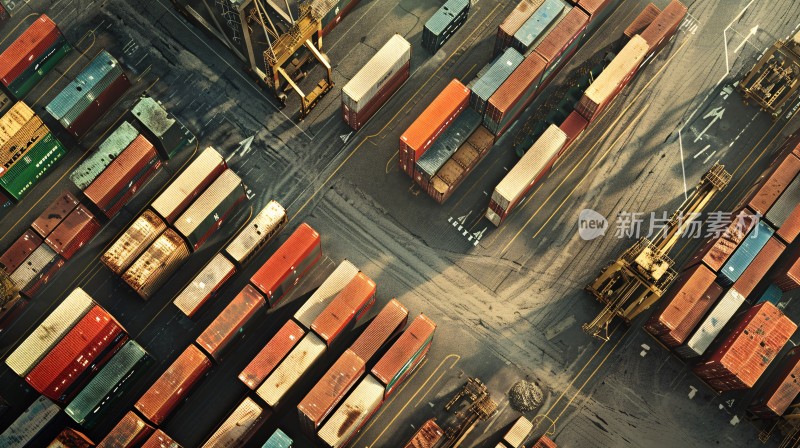 物流运输 航运 集装箱 贸易港口