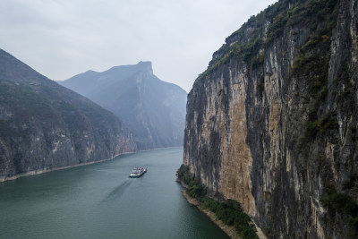 长江三峡奉节瞿塘峡山水风光