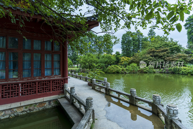 武汉东湖磨山景区盆景园