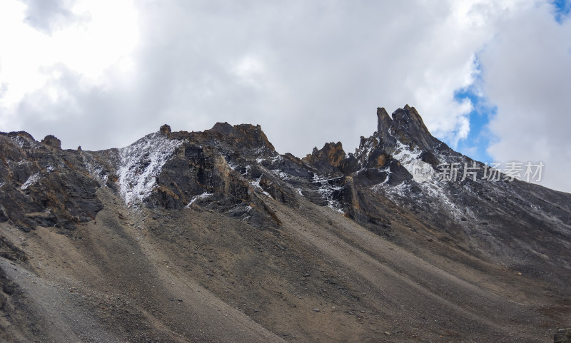 高原雪山自然风景