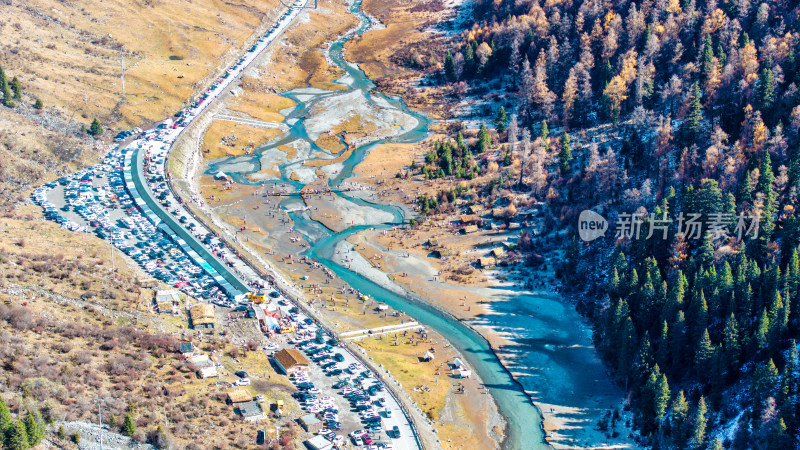 四川西部阿坝理小路的热门地点大二普营地