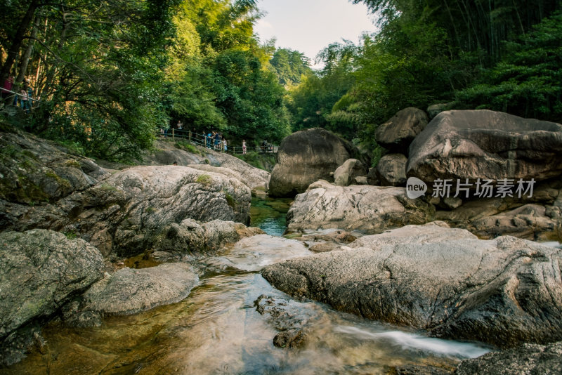 黄山市翡翠谷风光