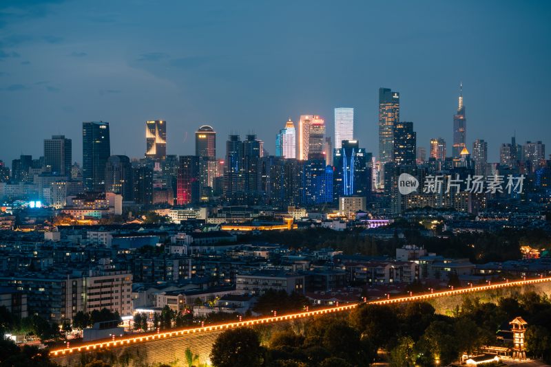 南京天际线夜景