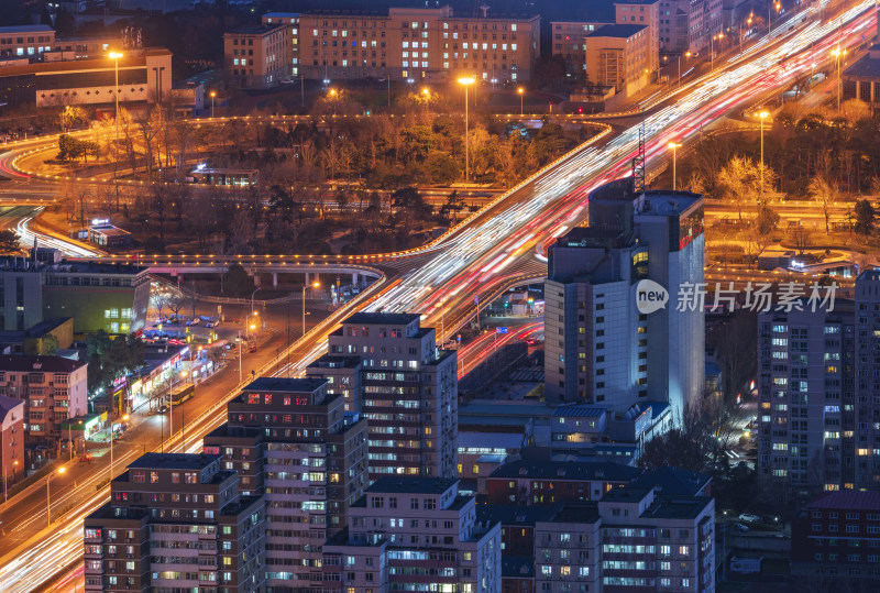 北京西三环夜景