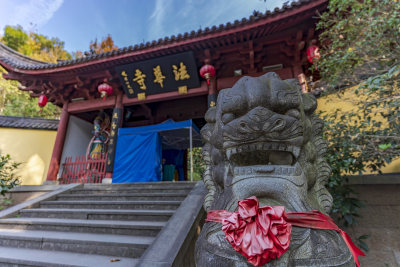 杭州千年古刹法华寺古建筑