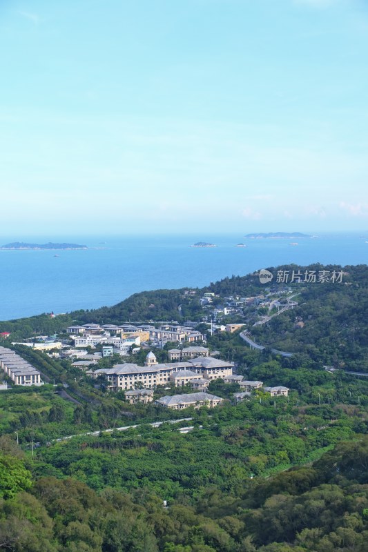 厦门健康步道俯瞰山海风光