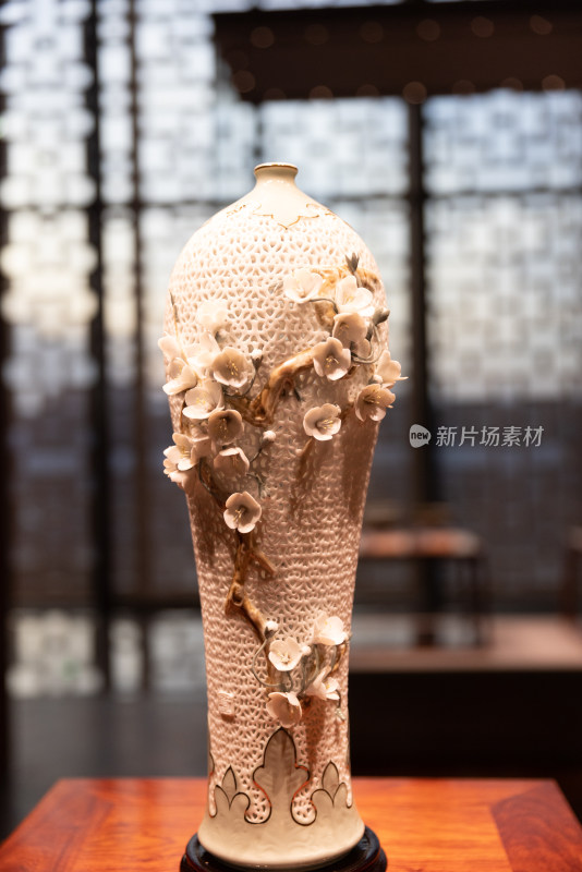 中国工艺美术馆大国匠作展厅花瓶