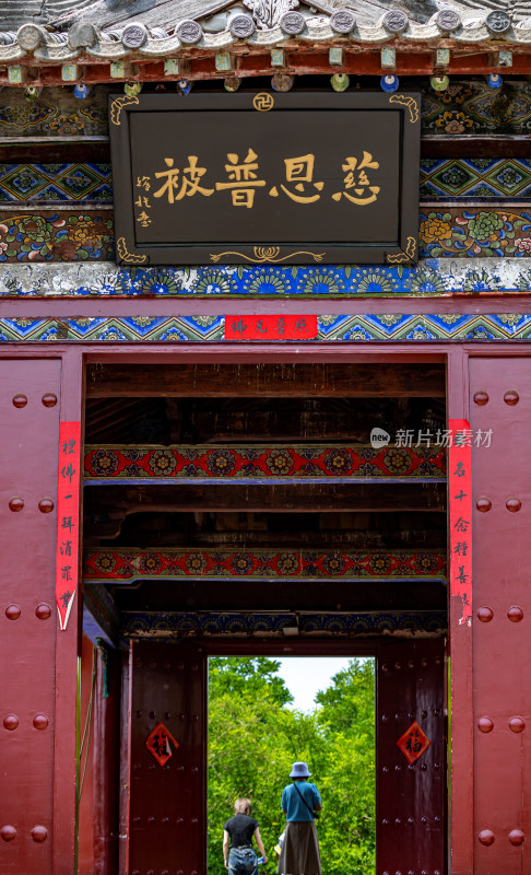 洛阳白马寺齐云塔院佛教文化景点景观