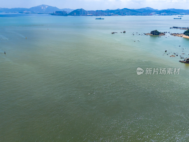 福建厦门城市风光鼓浪屿航拍图