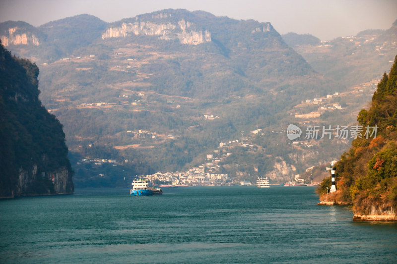 长江三峡西陵峡峡江风光两坝一峡航运路线