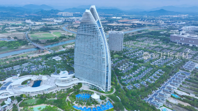 海南亚特兰蒂斯七星酒店航拍